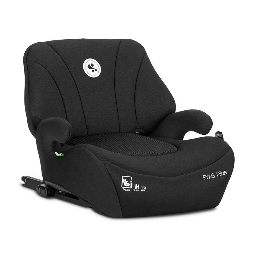 LORELLI Inaltator auto pentru copii Pyxis Black 125-150 cm i-Size isofix booster cu spatar detasabil 6-12 ani
