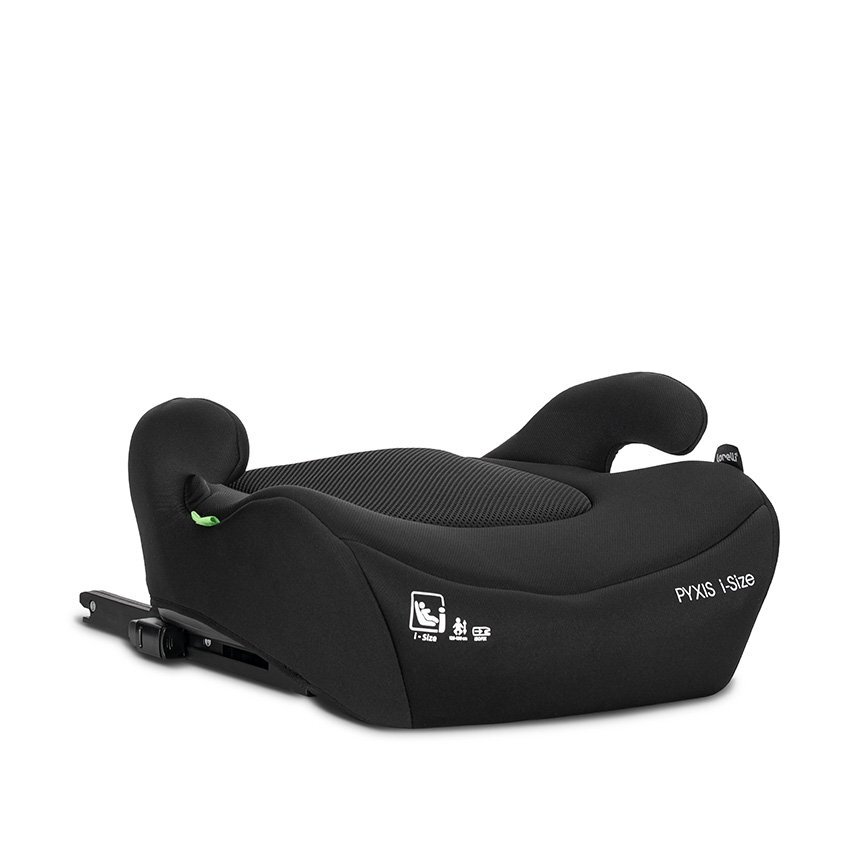 LORELLI Inaltator auto pentru copii Pyxis Black 125-150 cm i-Size isofix booster cu spatar detasabil 6-12 ani