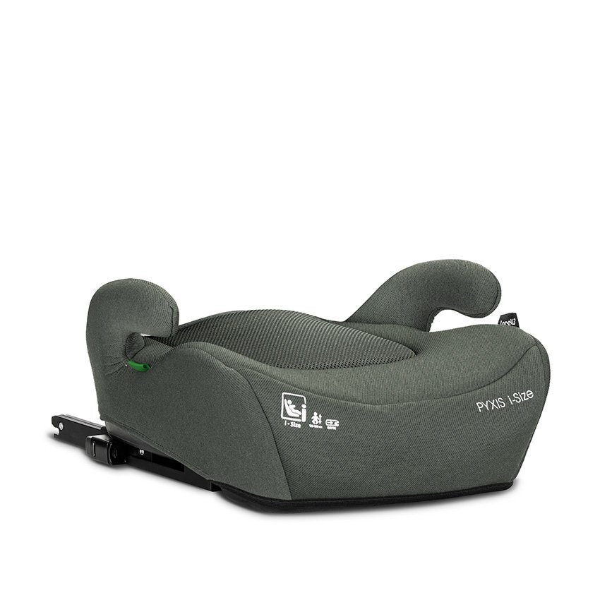LORELLI Inaltator auto pentru copii Pyxis Green 125-150 cm i-Size isofix booster cu spatar detasabil 6-12 ani