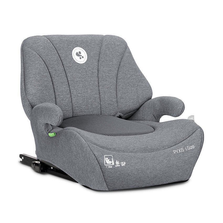 LORELLI Inaltator auto pentru copii Pyxis Grey 125-150 cm i-Size isofix booster cu spatar detasabil 6-12 ani