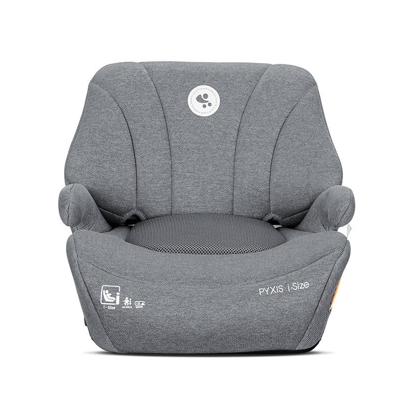 LORELLI Inaltator auto pentru copii Pyxis Grey 125-150 cm i-Size isofix booster cu spatar detasabil 6-12 ani