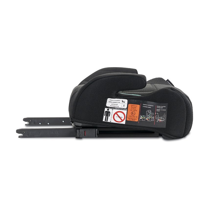 LORELLI Inaltator auto pentru copii Zen Black i-Size cu isofix conectori pentru ghidaj 125-150 cm 6-12 ani