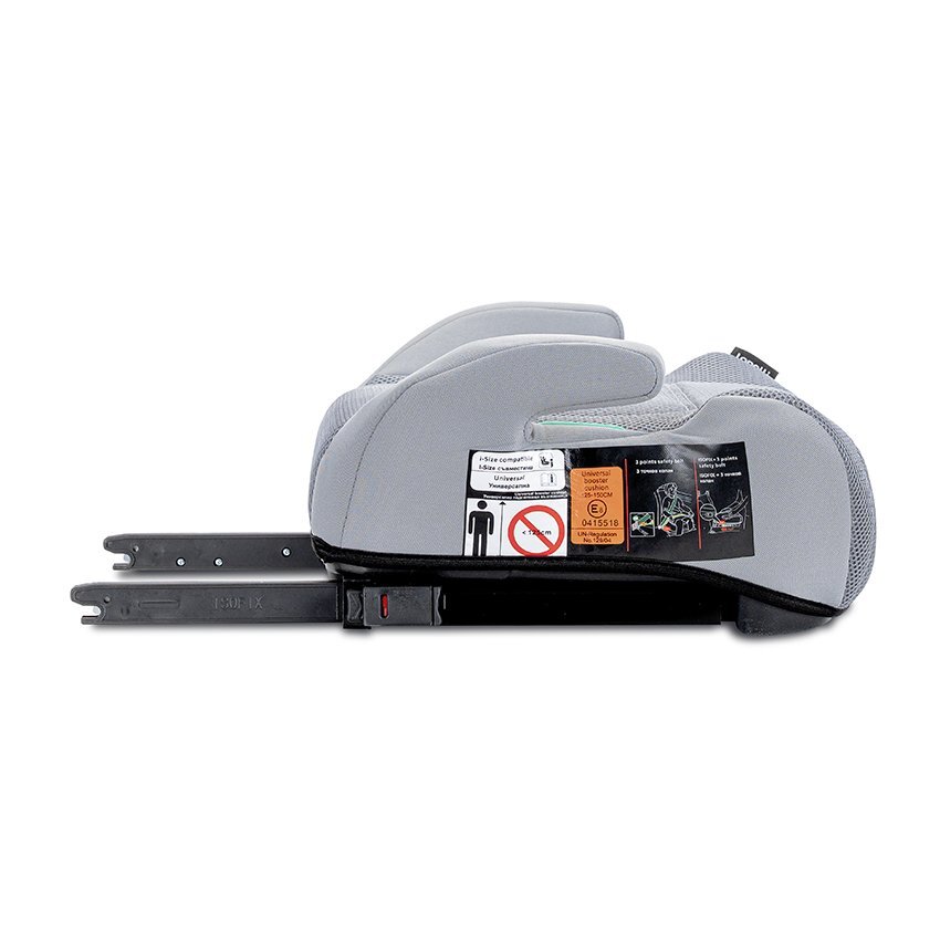 LORELLI Inaltator auto pentru copii Zen Grey i-Size cu isofix conectori pentru ghidaj 125-150 cm 6-12 ani