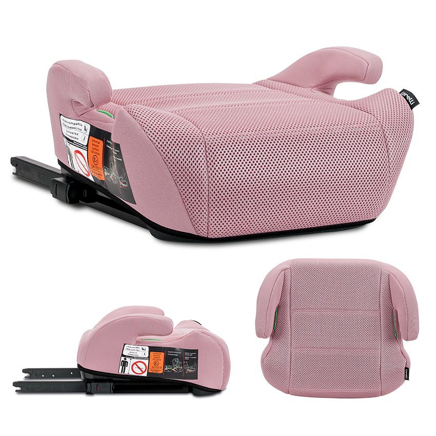LORELLI Inaltator auto pentru copii Zen Rose i-Size cu isofix conectori pentru ghidaj 125-150 cm 6-12 ani