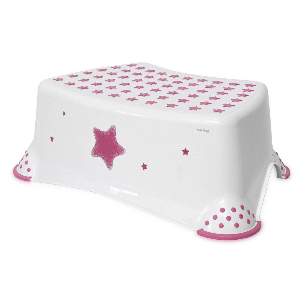 LORELLI Inaltator baie antiderapant 40.5x29x14 cm Stars Pink