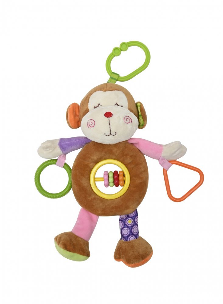 LORELLI Jucarie de plus 24 cm de activitate 0 luni+ maimutica