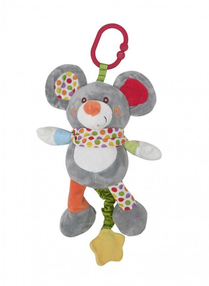 LORELLI Jucarie de plus 24 cm muzicala 0 luni+ soricel