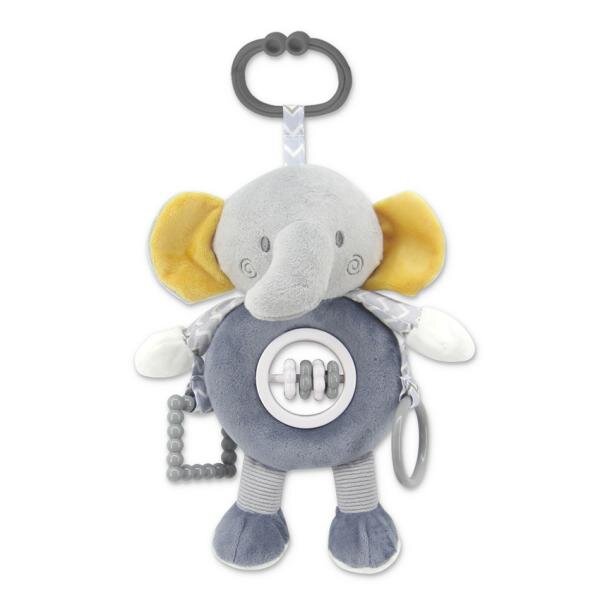LORELLI Jucarie de plus cu inel pentru agatat Elefant Gri 24 cm 0 luni+
