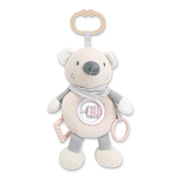 LORELLI Jucarie de plus cu inel pentru agatat Ursulet Beige 24 cm 0 luni+