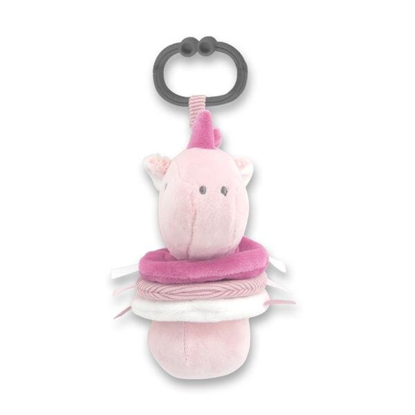 LORELLI Jucarie de plus Unicorn Roz 16 cm cu vibratie 0 luni+