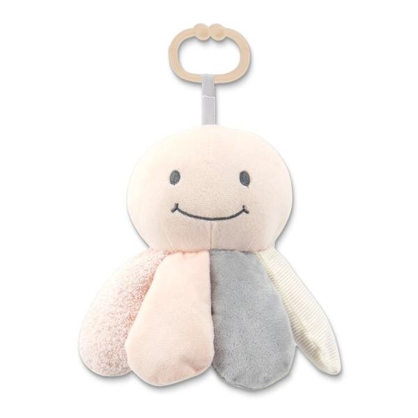 LORELLI Jucarie din plus cu zornaitoare si zona fosnaitoare Octopus Natural Beige 0 luni+