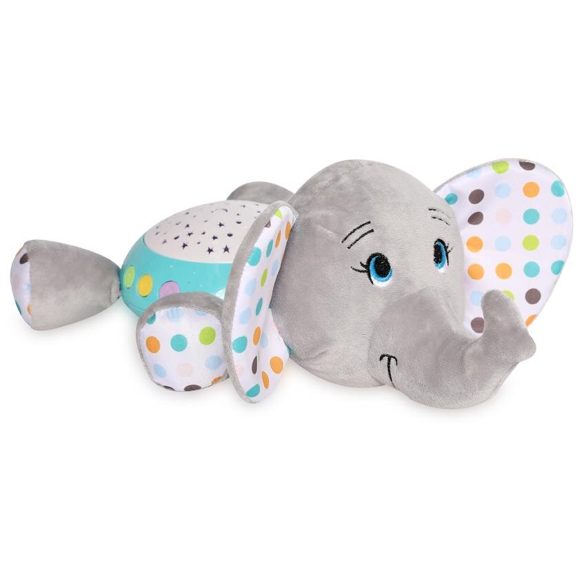 LORELLI Lampa de veghe cu sunete si proiector Elephant