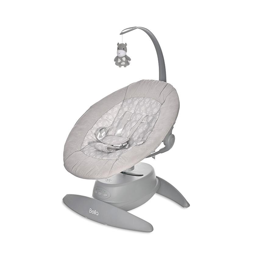 LORELLI Leagan Bella electric rotativ cu panel muzical Grey Trees