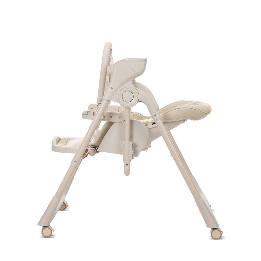 LORELLI Leagan electric si scaun de masa 2 in 1 Nomino Beige bluetooth telecomanda 3 viteze de leganare panou muzical