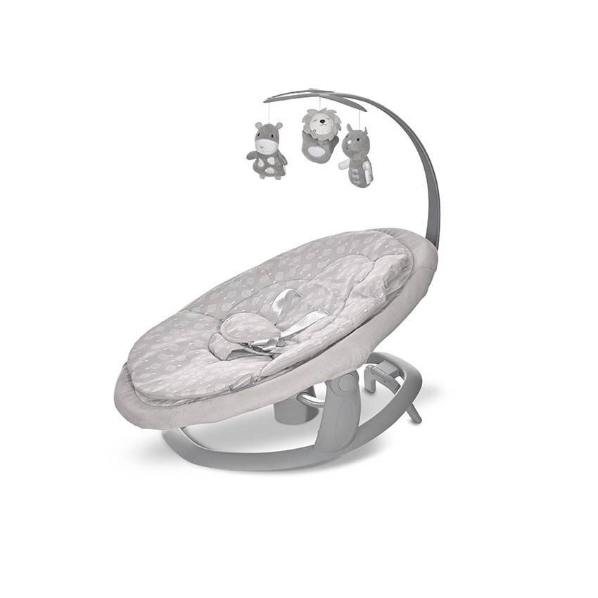 LORELLI Leagan electric Toscana Grey Trees rotativ panou muzical telecomanda