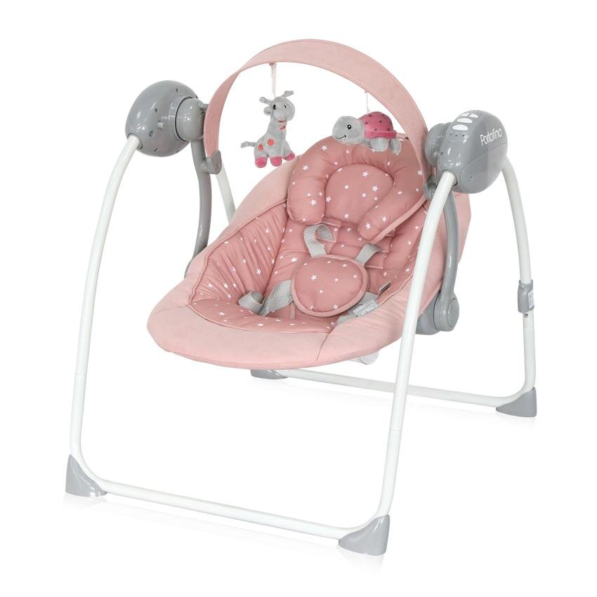 LORELLI Leagan Portofino electric si muzical Peach Beige Stars