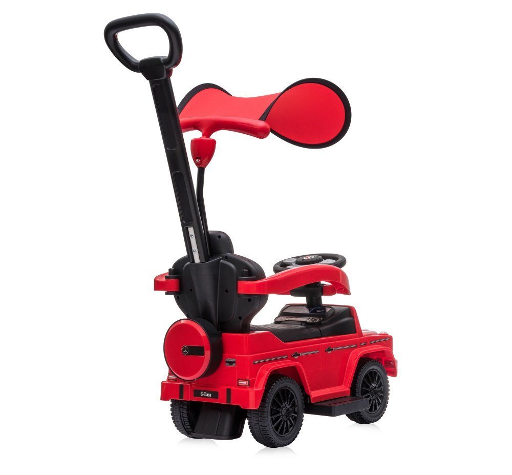 LORELLI Masinuta copii de impins Mercedes-Benz G350D Red cu maner parental si copertina detasabile suport pentru picioare volan cu functii muzicale inaltime de la sol la sezut 26 cm