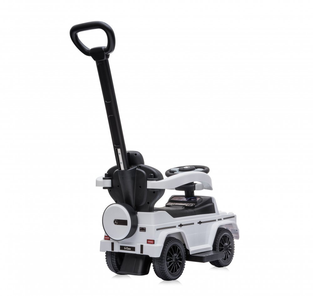 LORELLI Masinuta copii de impins Mercedes-Benz G350D White cu maner parental suport pentru picioare spatiu depozitare jucarii protectie impotriva rasturnarii inaltime de la sol la sezut 26 cm