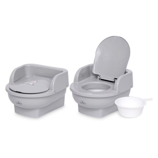 LORELLI Minitoaleta pentru copii 9 luni+ Zebra Grey