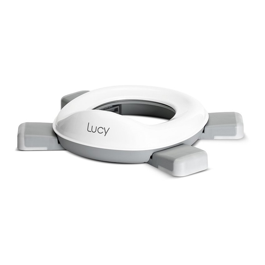 LORELLI Olita pliabila de voiaj 2 in 1 Lucy Grey cu functie reductor WC include geanta de transport si 20 saci de unica folosinta