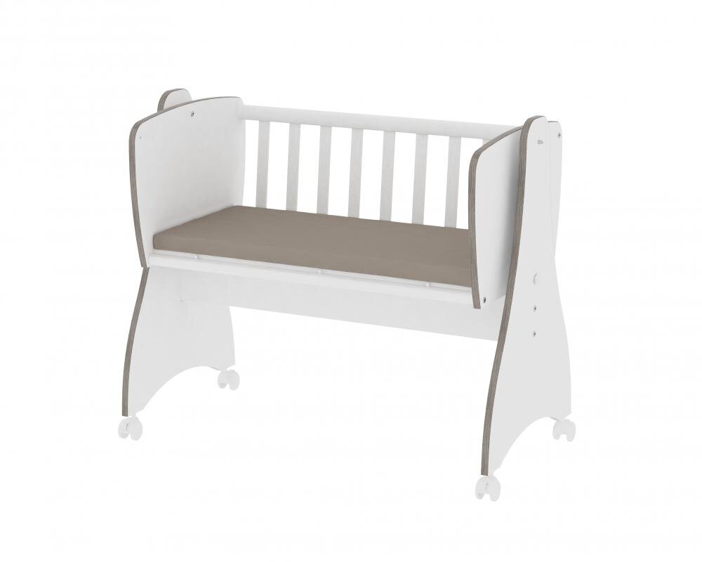 LORELLI Pat balansoar First Dreams White Coffee transformabil 105x55x83 cm