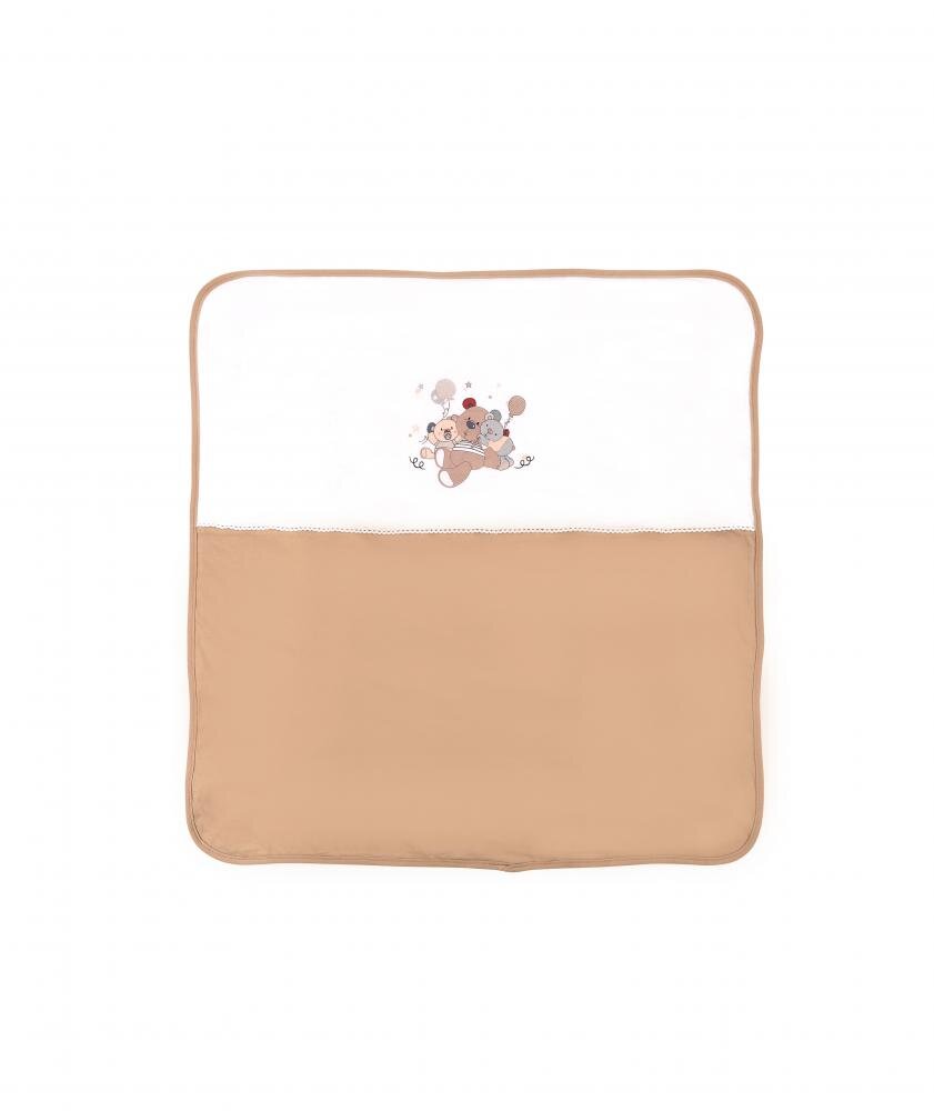 LORELLI Patura bumbac bebe 90x90 cm Za Za Caffee Latte