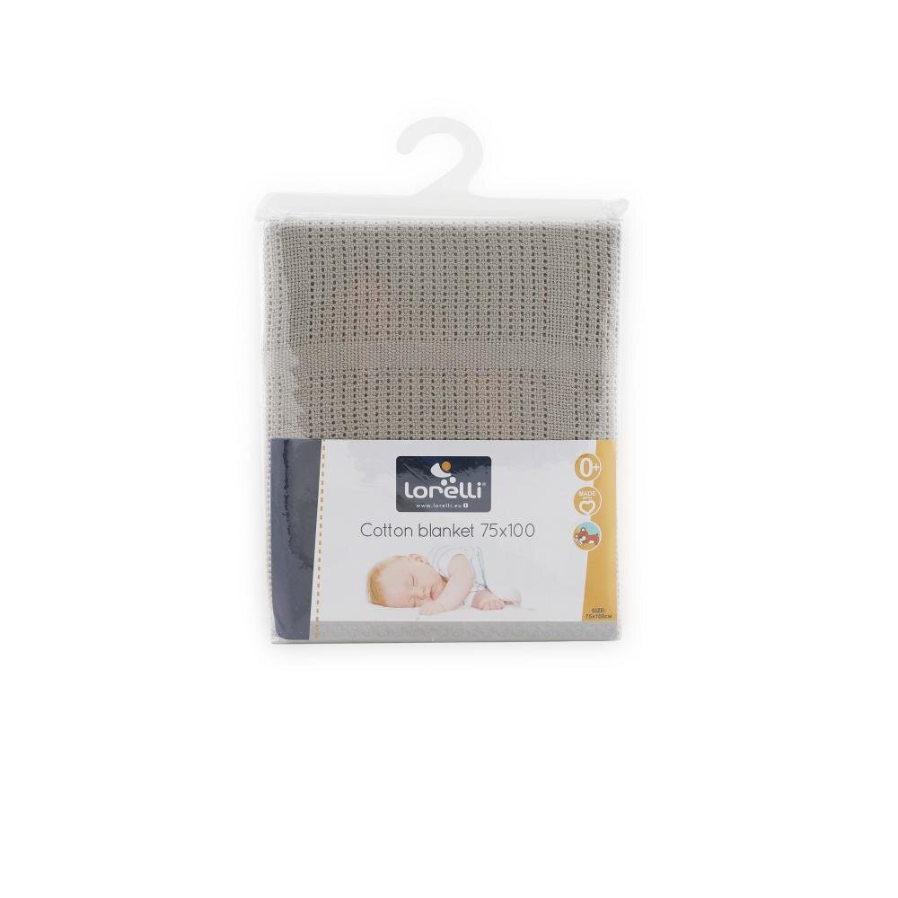 LORELLI Paturica crosetata din bumbac 75 x 100 cm Grey