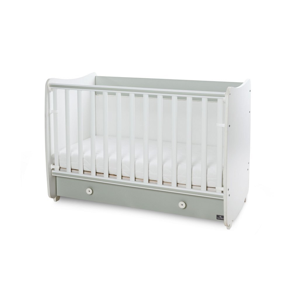 LORELLI Patut balansoar transformabil Dream White Milky Green 60 x 120 cm