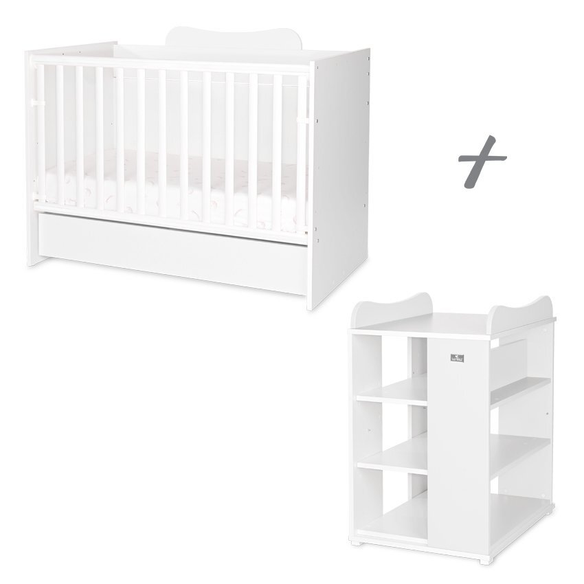 LORELLI Patut modular multifunctional 5 configurari diferite 190 x 72 cm Multi White