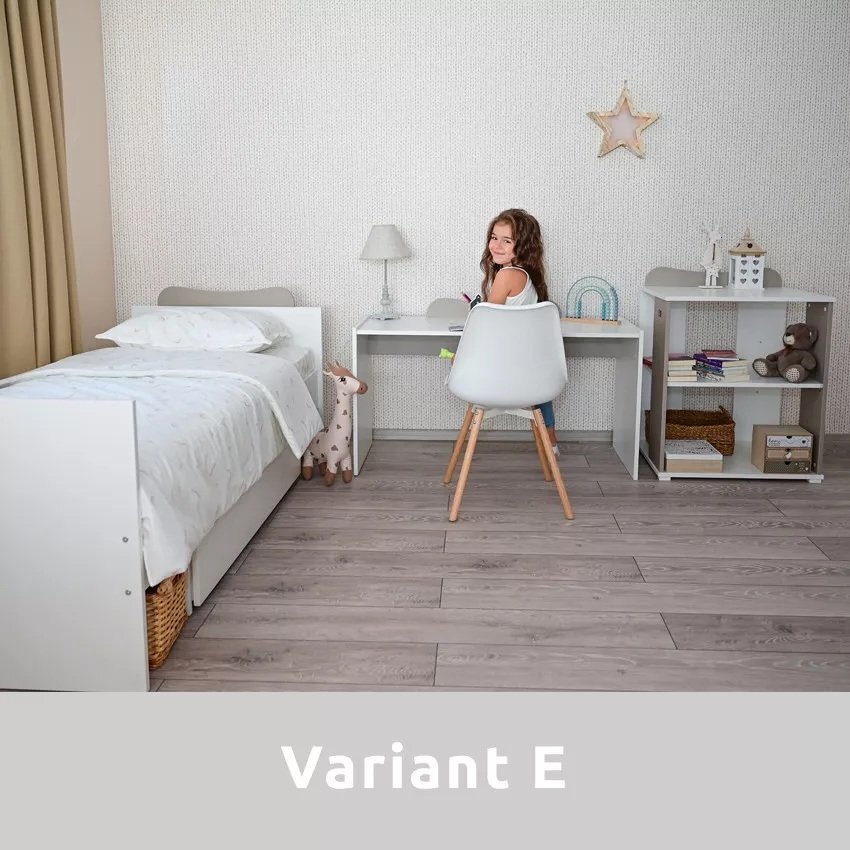 LORELLI Patut modular multifunctional 5 configurari diferite 190 x 72 cm Multi White Amber