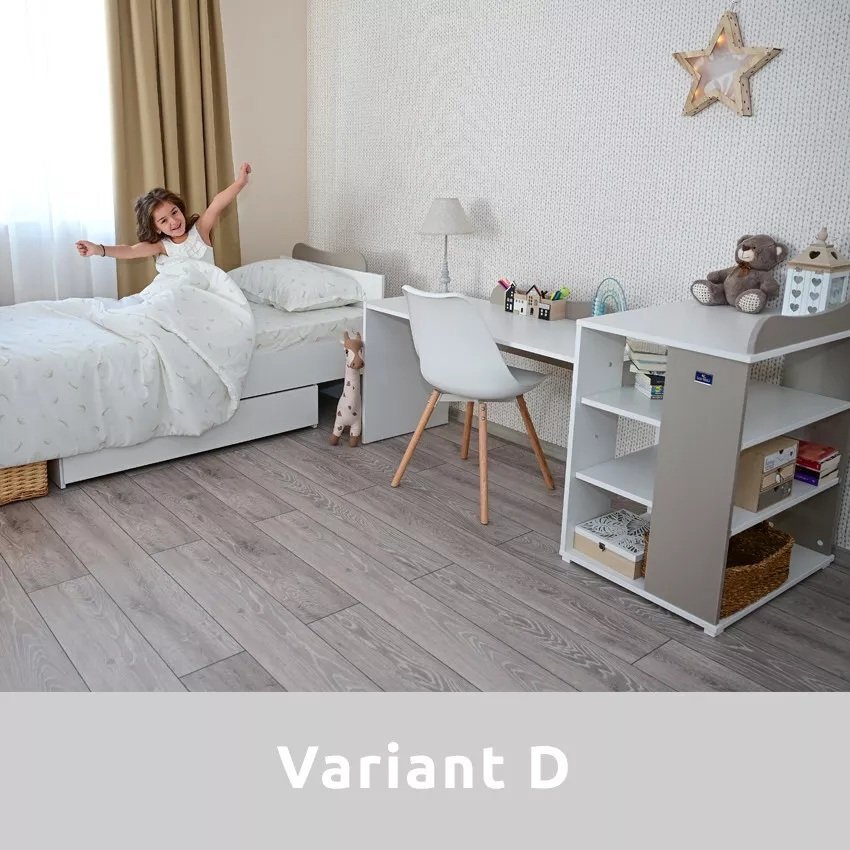 LORELLI Patut modular multifunctional 5 configurari diferite 190 x 72 cm Multi White Amber