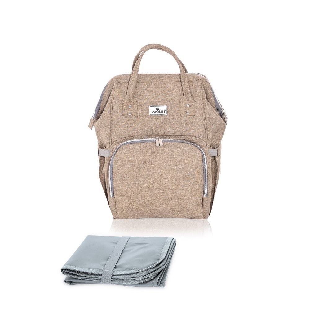 LORELLI Rucsac accesorii bebelusi Tina multiple compartimente Beige