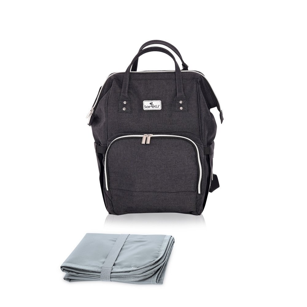 LORELLI Rucsac accesorii bebelusi Tina multiple compartimente Black