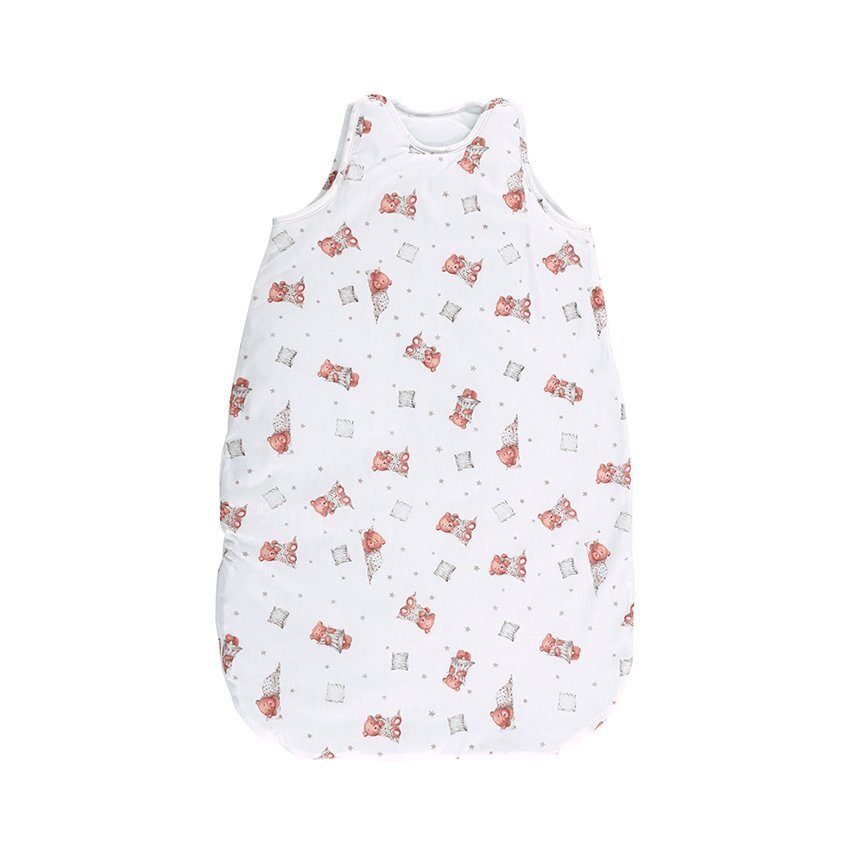 LORELLI Sac de dormit de vara 85 cm 12-18 luni bumbac ranforce Bears Pillows Beige