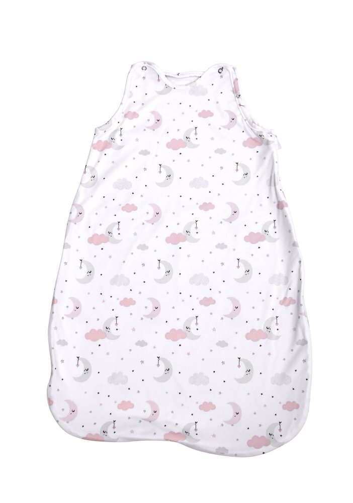 LORELLI Sac de dormit de vara 85 cm bumbac ranforce pink moon star