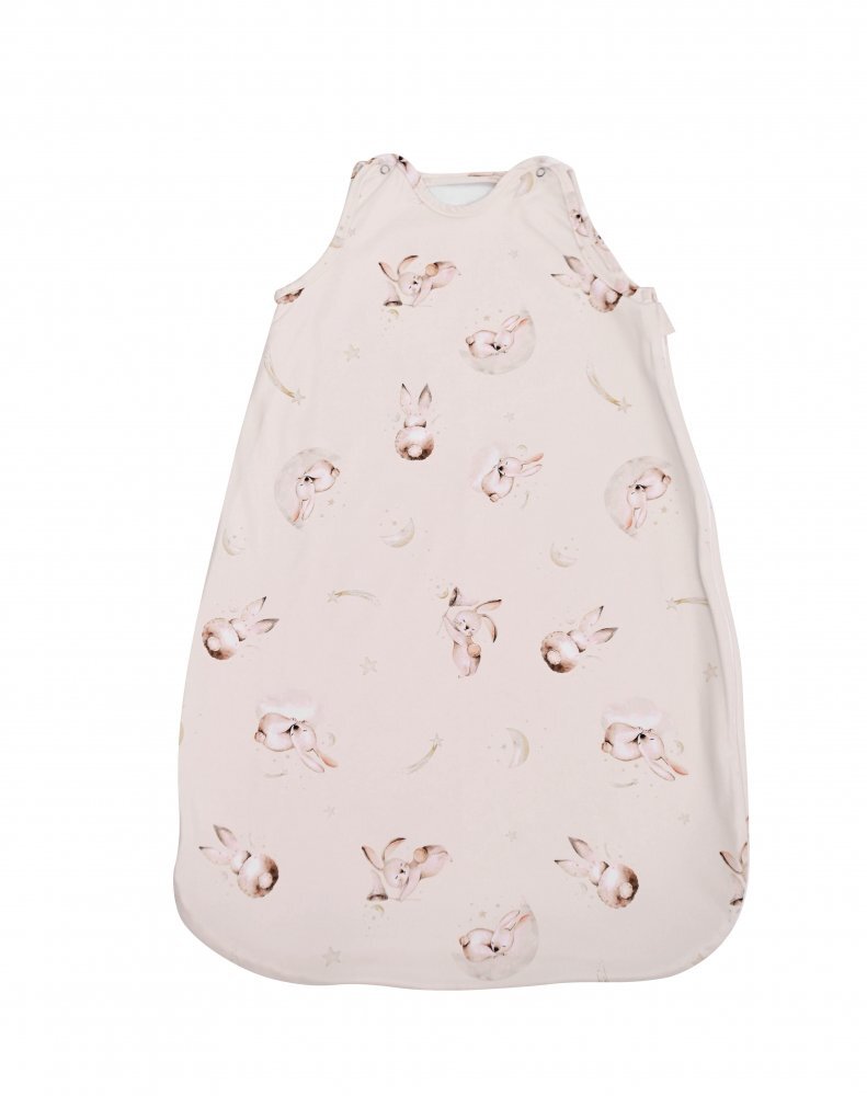 LORELLI Sac de dormit de vara 95 cm bumbac ranforce bunnies beige