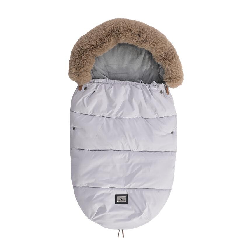 LORELLI Sac termic de iarna pentru carucior captuseala polar impermeabil Luxe Black Grey