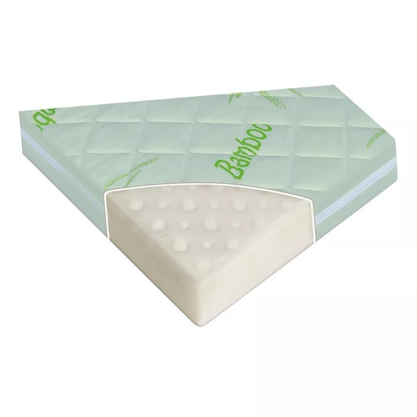 LORELLI Saltea patut Air Comfort Bamboo 60x120x9 cm husa bambus spuma elastica cu canale