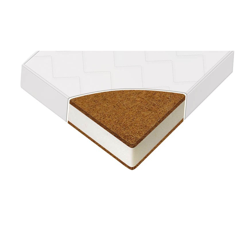 LORELLI Saltea pentru pat Eco Tex 2 straturi cocos si spuma elastica 60x120x10 cm