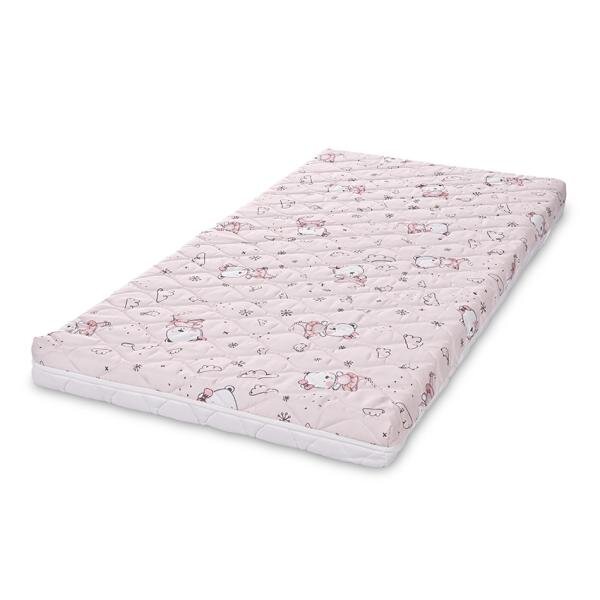 LORELLI Saltea pentru patut 120x60x10 cm Holiday Pink Ballerina Bear compozitie cocos spuma cocos