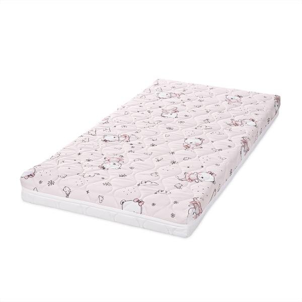 LORELLI Saltea pentru patut Havana Pink Ballerina Bear 120x60x10 cm cocos si spuma elastica