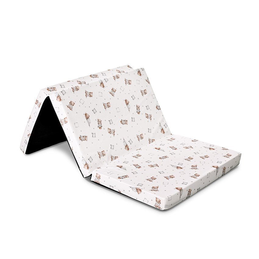 LORELLI Saltea pliabila de voiaj din spuma elastica 60x120x5 cm Bear and Pillow Beige