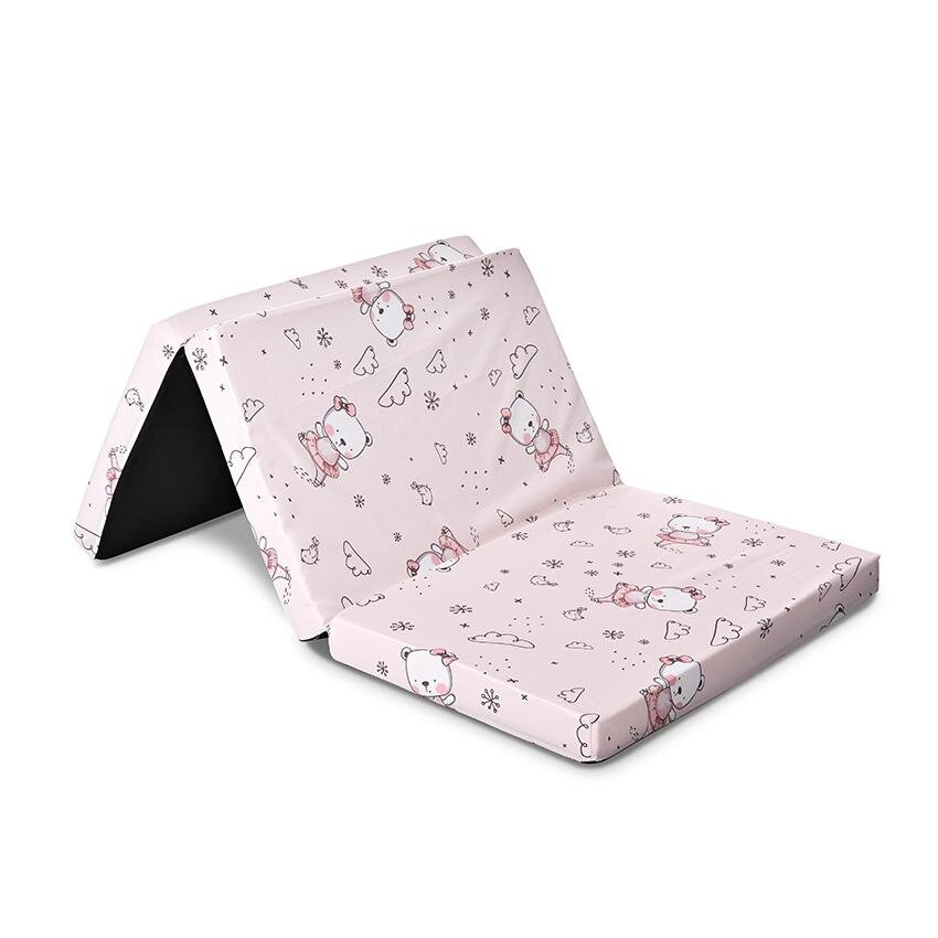 LORELLI Saltea pliabila de voiaj din spuma elastica 60x120x5 cm Pink Ballerina Bear