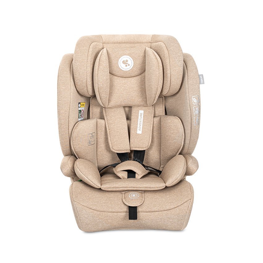 LORELLI Scaun auto pentru copii Adventure Beige i-Size 15 luni-12 ani 76-150 cm tetiera reglabila husa detasabila