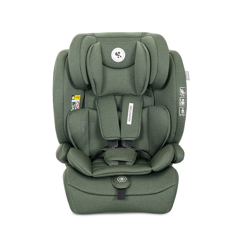 LORELLI Scaun auto pentru copii Adventure Green i-Size 15 luni-12 ani 76-150 cm tetiera reglabila husa detasabila