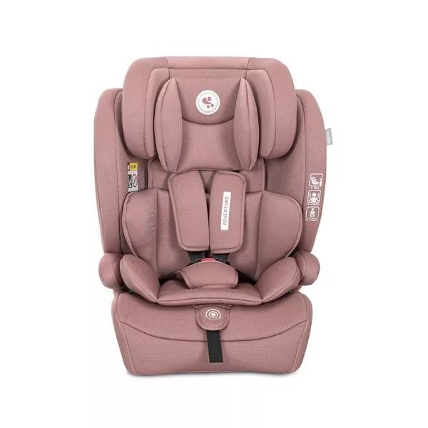 LORELLI Scaun auto pentru copii Adventure Pink i-Size 15 luni-12 ani 76-150 cm tetiera reglabila husa detasabila
