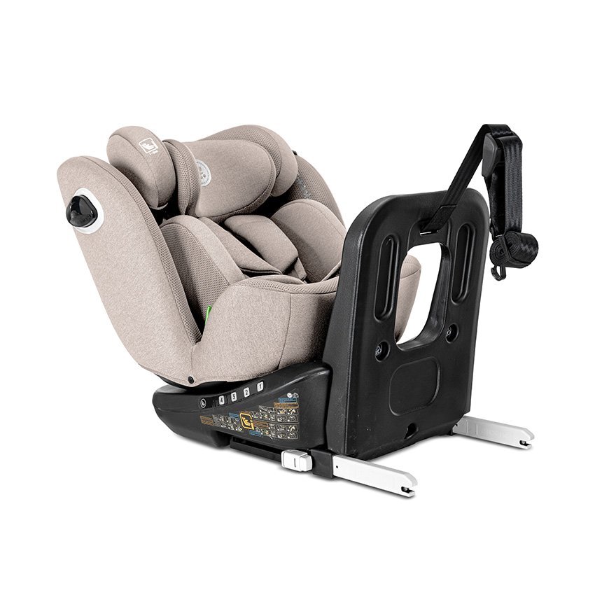 LORELLI Scaun auto pentru copii Auriga Beige i-Size isofix anti rebound bar rotativ 360 SPS 0 luni-12 ani 40-150 cm