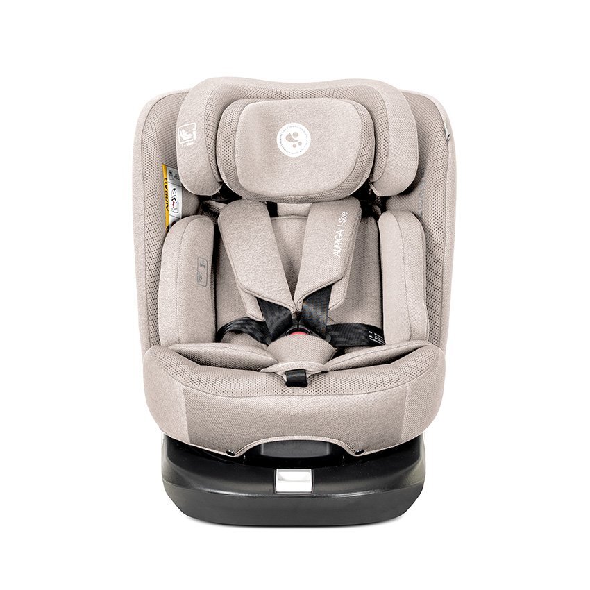 LORELLI Scaun auto pentru copii Auriga Beige i-Size isofix anti rebound bar rotativ 360 SPS 0 luni-12 ani 40-150 cm