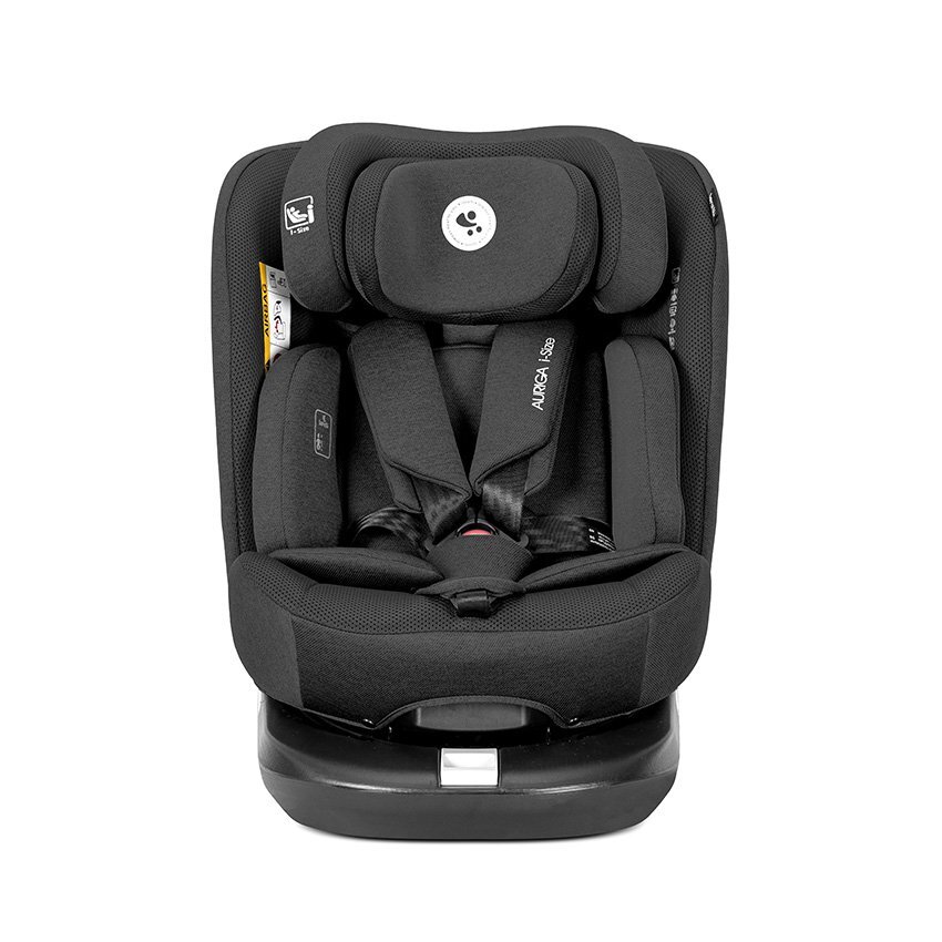 LORELLI Scaun auto pentru copii Auriga Black i-Size isofix anti rebound bar rotativ 360 SPS 0 luni-12 ani 40-150 cm