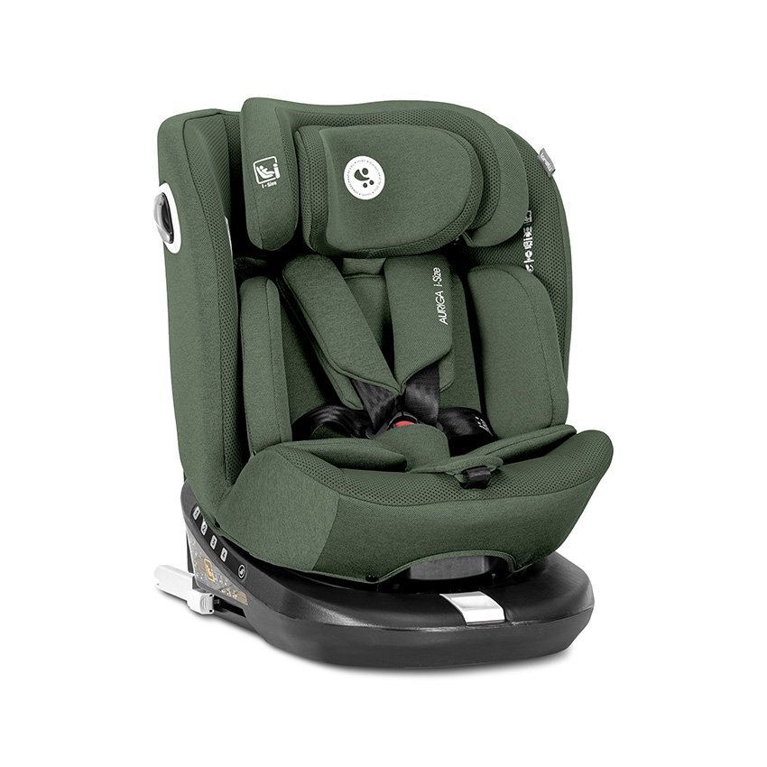 LORELLI Scaun auto pentru copii Auriga Green i-Size isofix anti rebound bar rotativ 360 SPS 0 luni-12 ani 40-150 cm